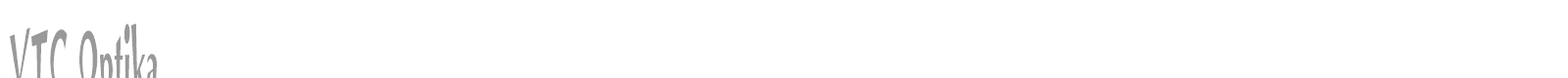 VTC Optika font preview